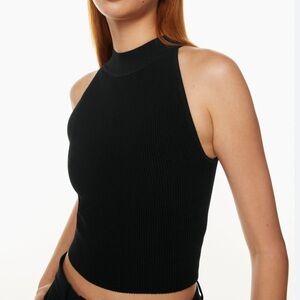 Aritzia Sculpt Mock Neck Halter Top (Babaton)